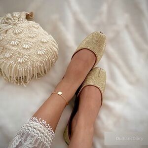 Handmade Champagne Gold Wedding Flat